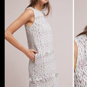 Anthropologie Oreley Tweed shift dress